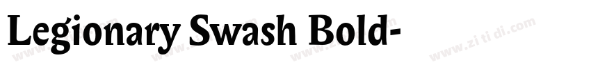 Legionary Swash Bold字体转换